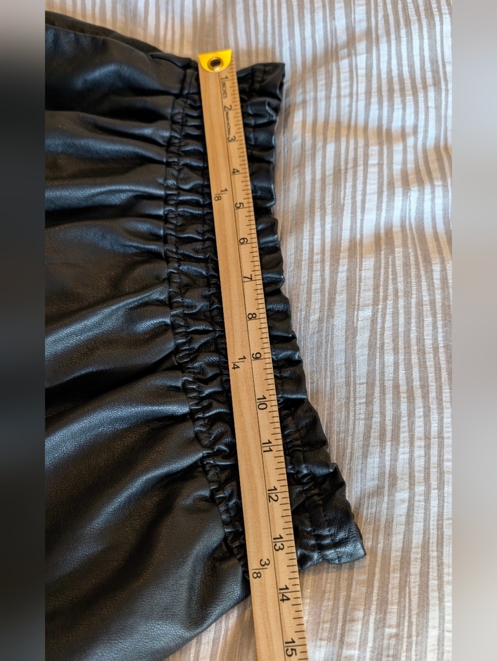 Anthropologie The Somerset Maxi Skirt: Faux Leather Edition Sz M - Picture 10 of 12
